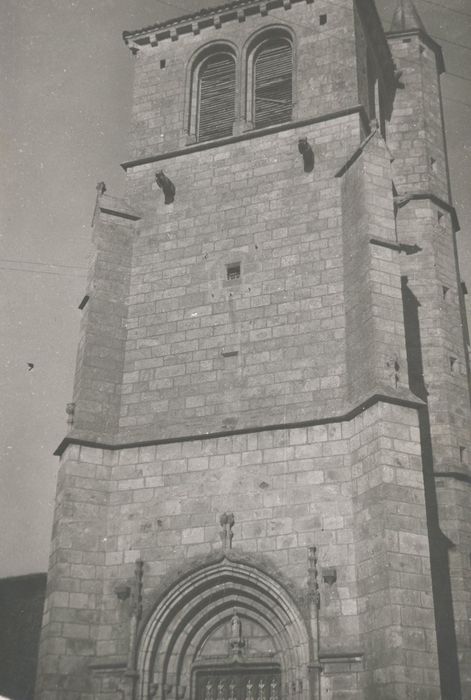 clocher, élévation ouest