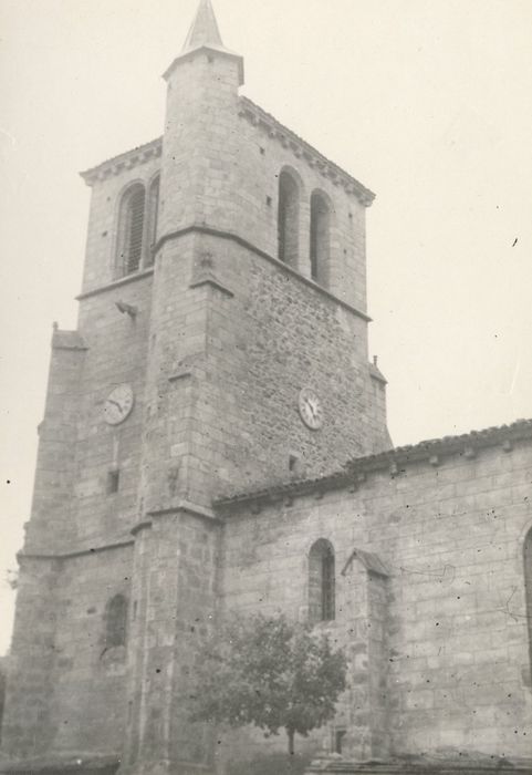 clocher, élévations sud et est