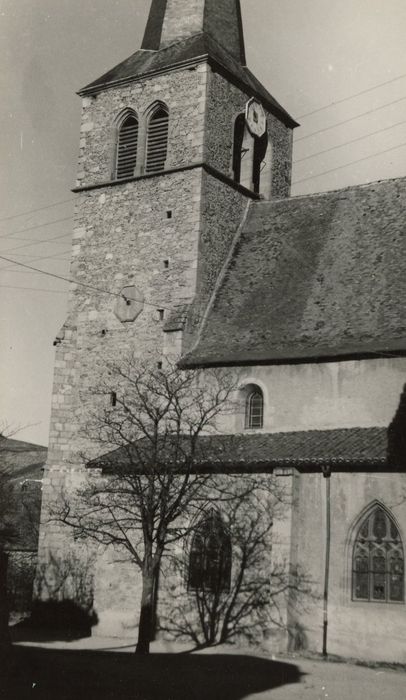 façade latérale sud, vue partielle