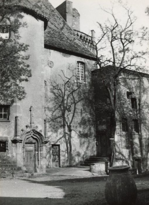 façade ouest, vue partielle