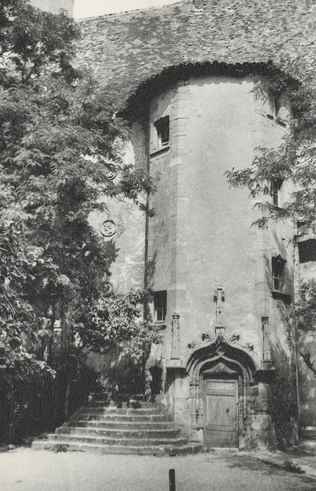 façade ouest, vue partielle