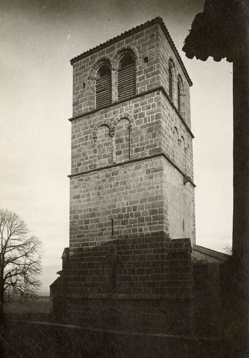 clocher, élévation ouest