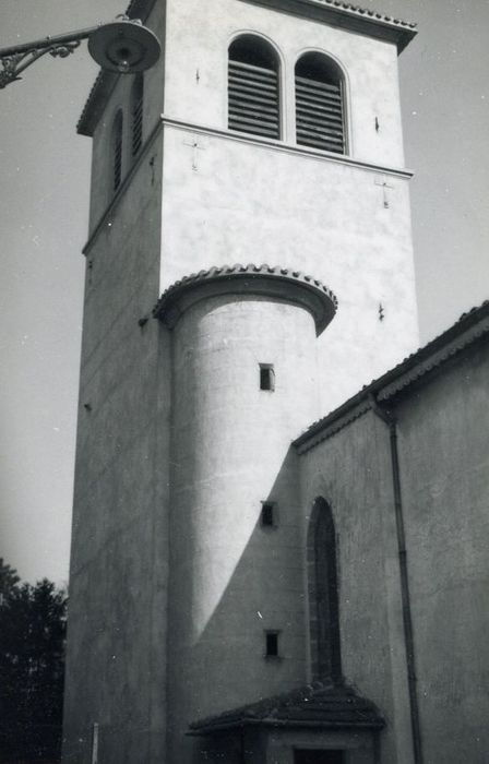 clocher, élévations nord et ouest