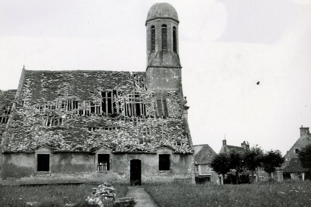 façade latérale nord, vue partielle