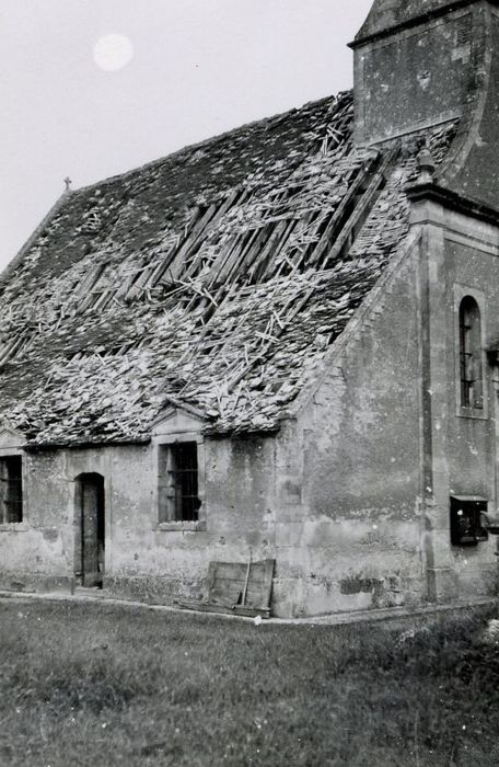 façade latérale nord, vue partielle