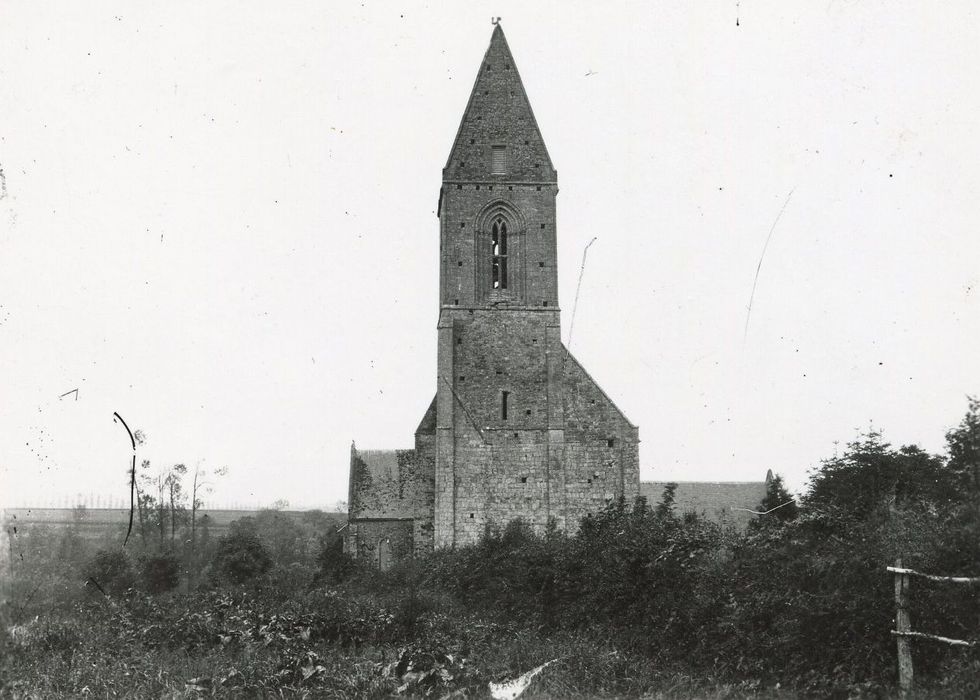 clocher, élévation ouest