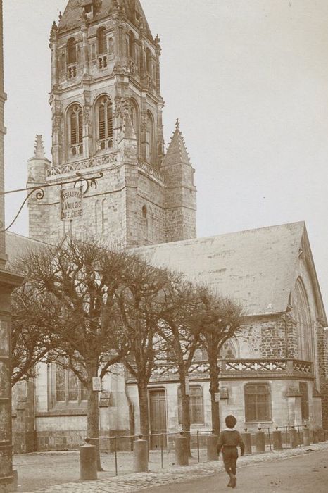 clocher, élévation sud et est