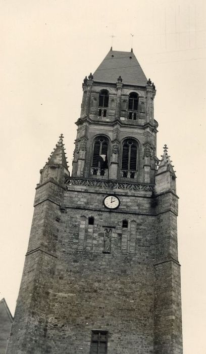 clocher, élévation nord, vue partielle