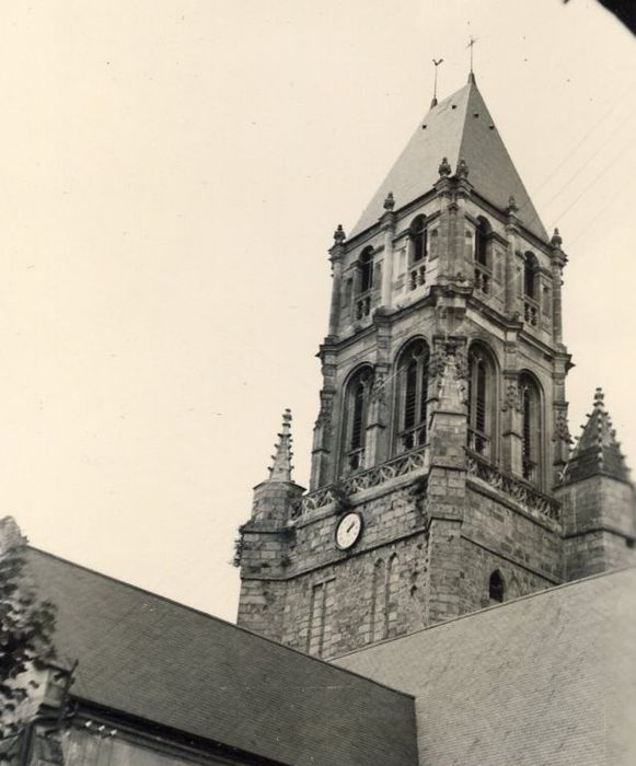 clocher, élévations sud et est