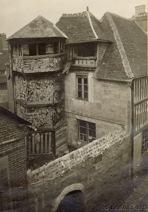 façade sur la cour intérieure