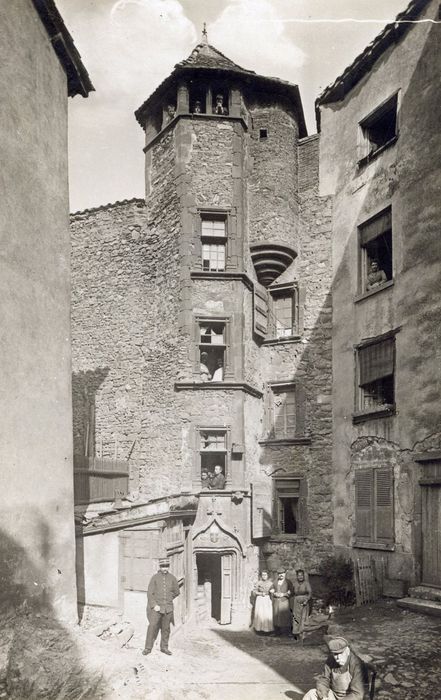 tourelle d’escalier, détail