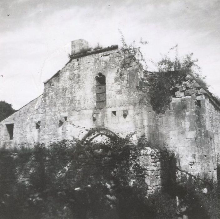 façade ouest, vue partielle