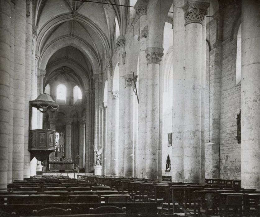 église abbatiale, nef