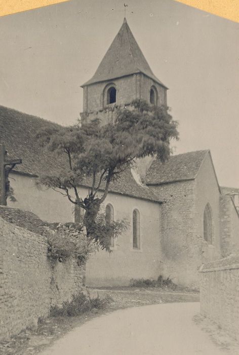 façade latérale sud, vue partielle