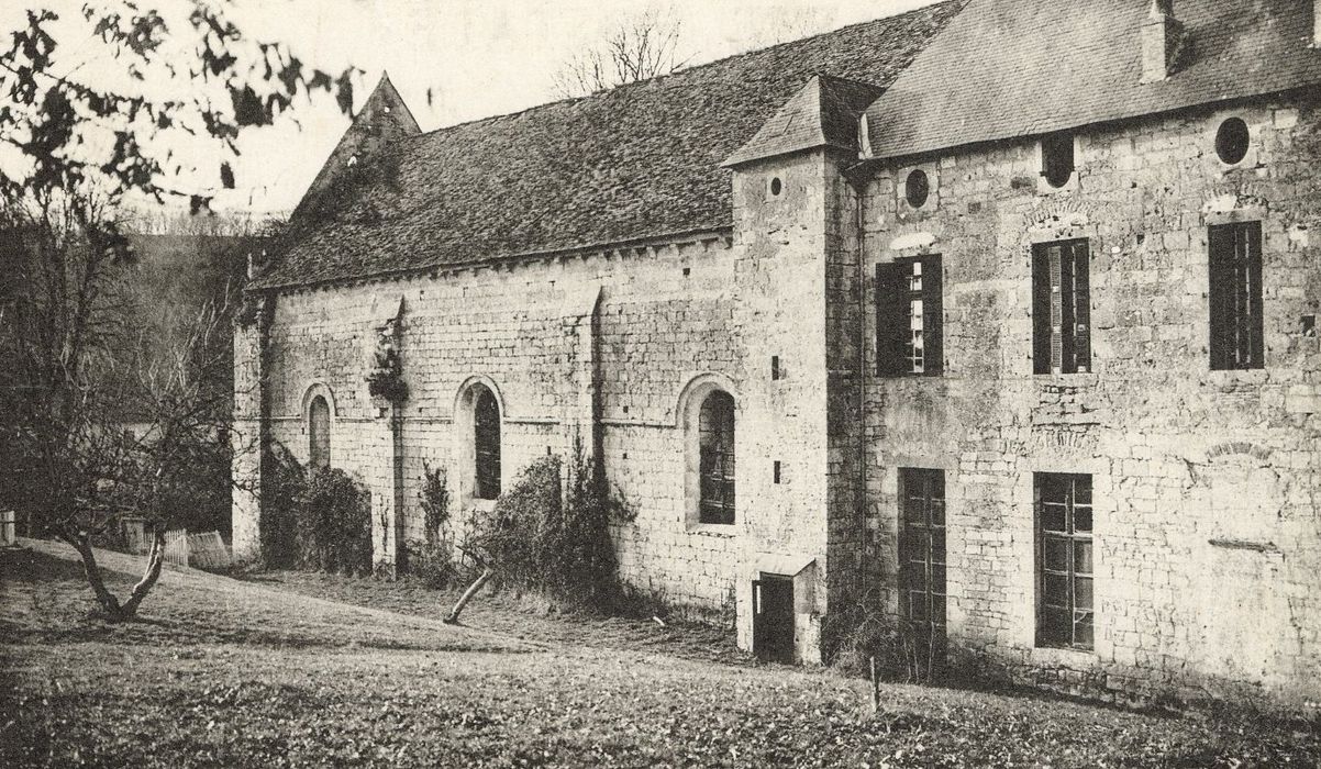 église abbatiale, façade latérale sud