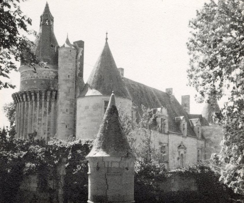 vue partielle du château depuis le Nord