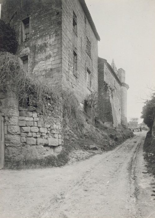 façade ouest, vue partielle