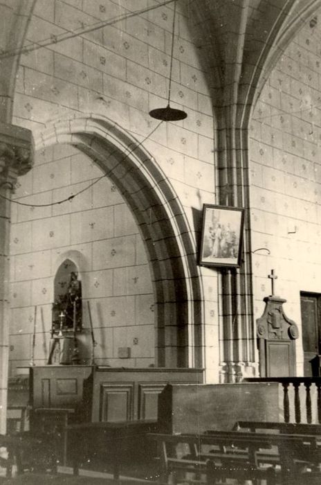 chapelle nord, vue partielle