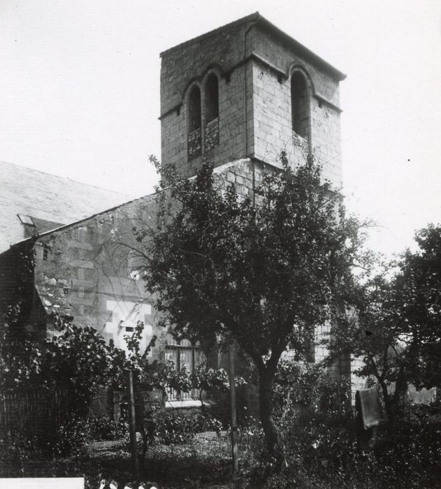 façade latérale sud, vue partielle