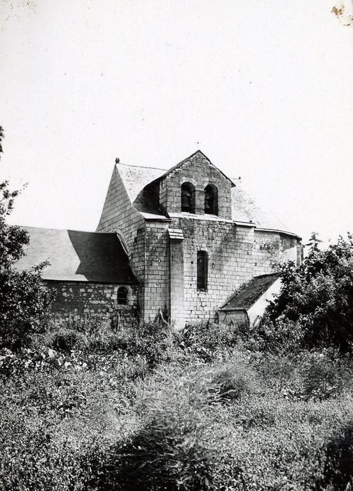 façade latérale sud, vue partielle