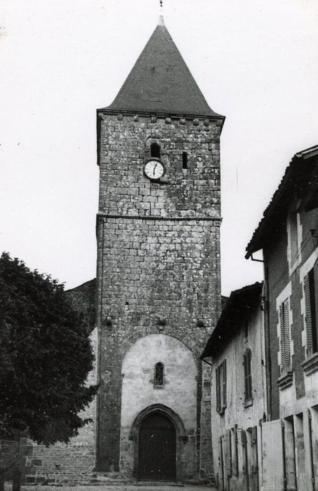 clocher, élévation ouest