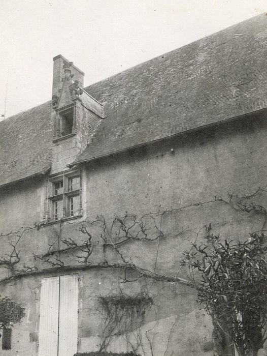 façade ouest, vue partielle