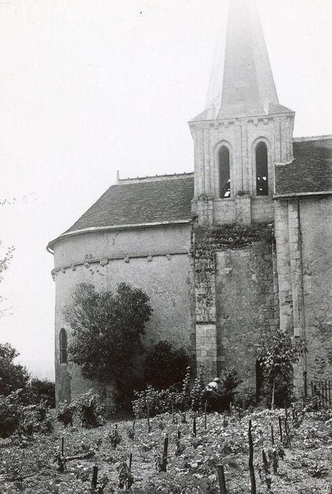 façade latérale nord, vue partielle