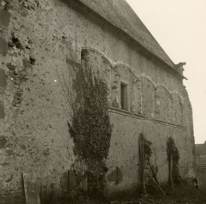 façade nord, vue partielle