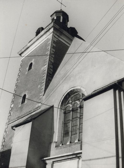 façade ouest, vue partielle