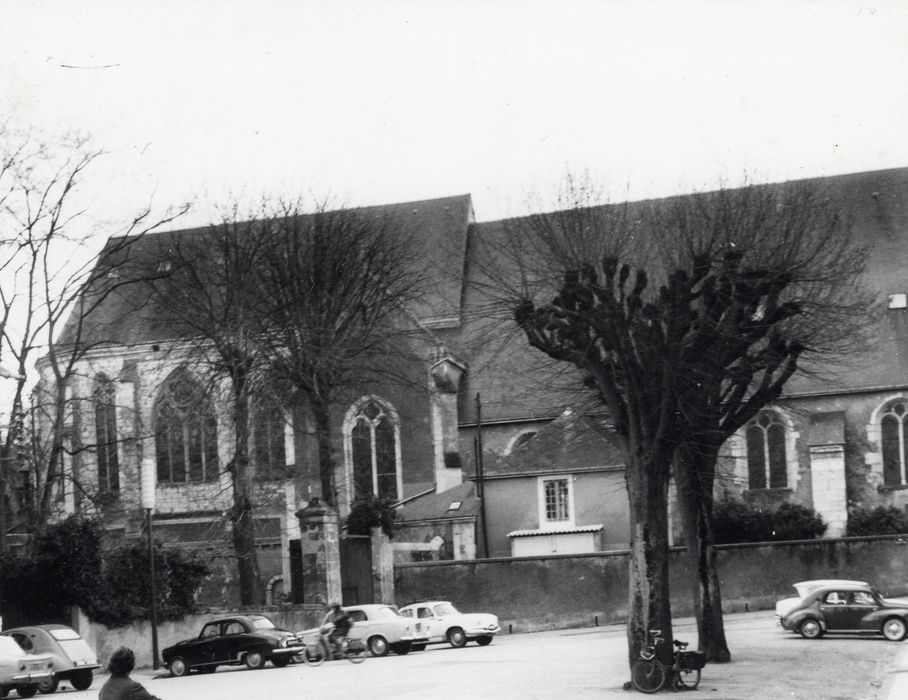 façade latérale nord, vue partielle