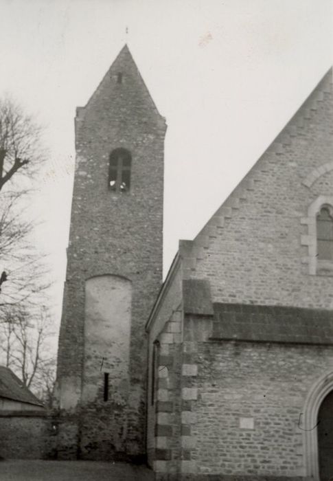 clocher, élévation ouest