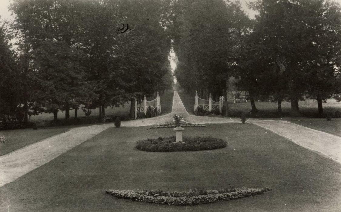 jardin, grande perspective est