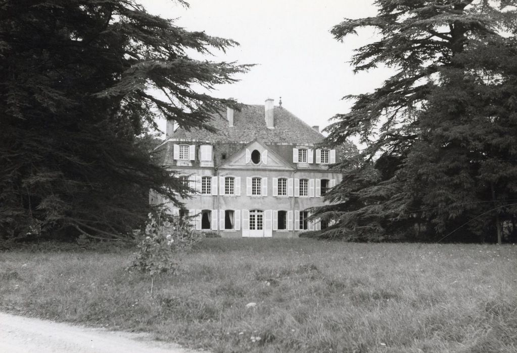 vue générale du château dans son environnement depuis l’Est