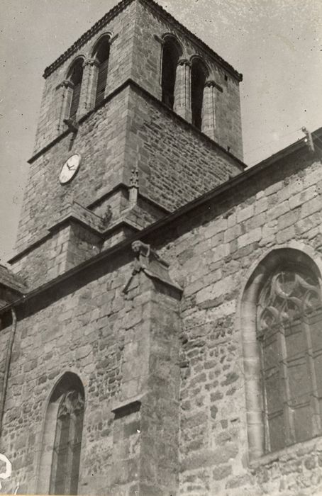 clocher, élévations sud et est