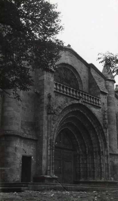 façade ouest, vue partielle