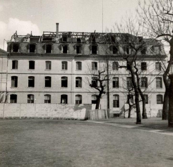 pavillon Joffre, façade antérieure, vue partielle