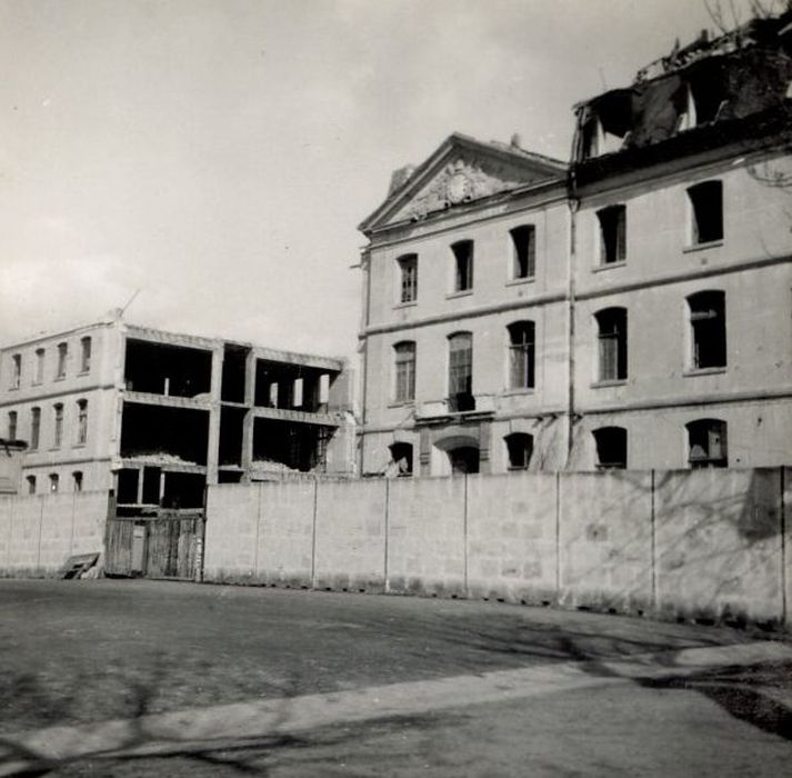 pavillon Joffre, façade antérieure, vue partielle