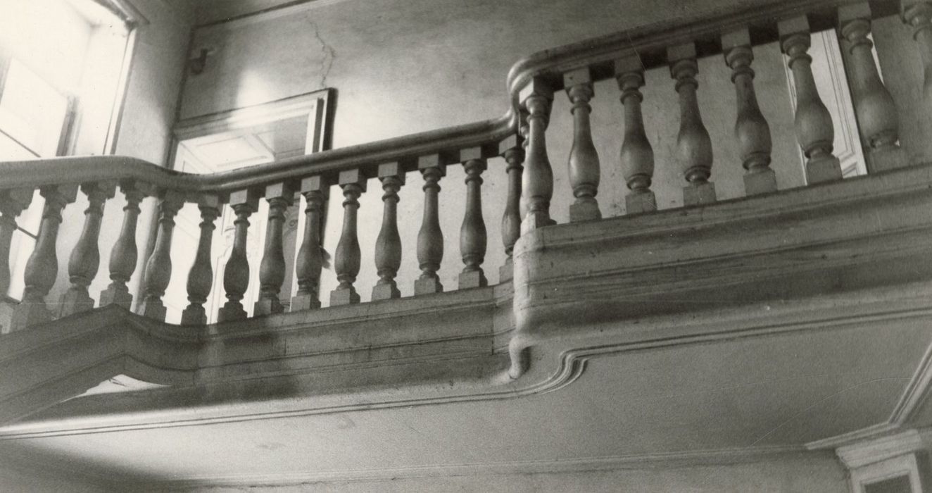 escalier d’honneur, vue partielle