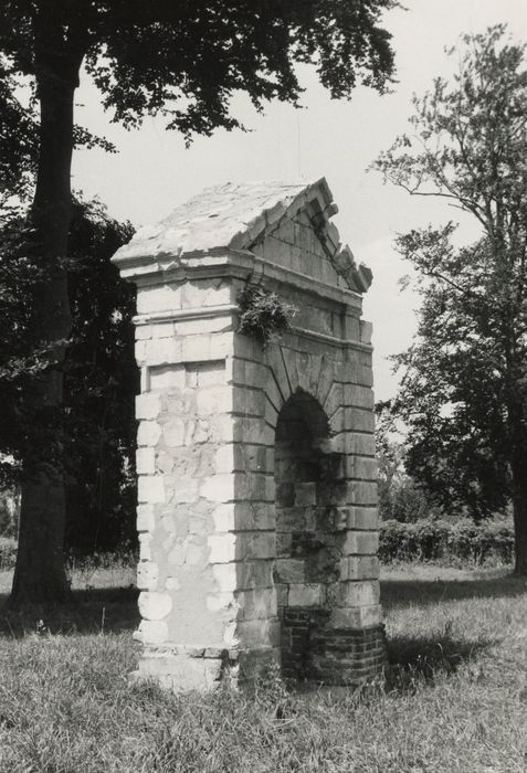 vestiges dans le parc