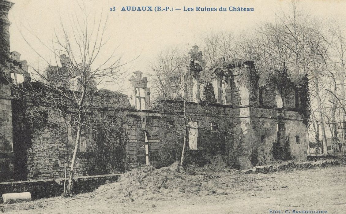 aile est, façade ouest