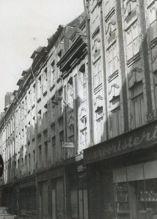 façade sur rue des n°2, 4, 6 et 8 rue des Trois Couronnes