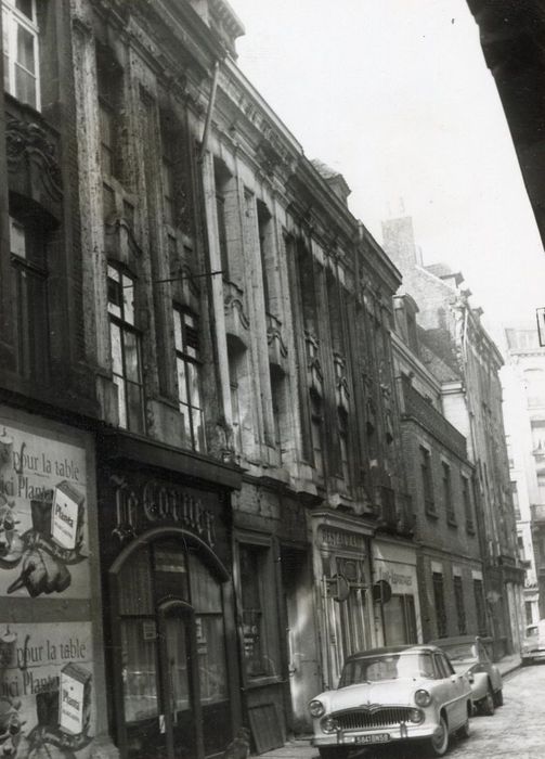 façade sur rue des n°3 et 5 rue des Trois Couronnes