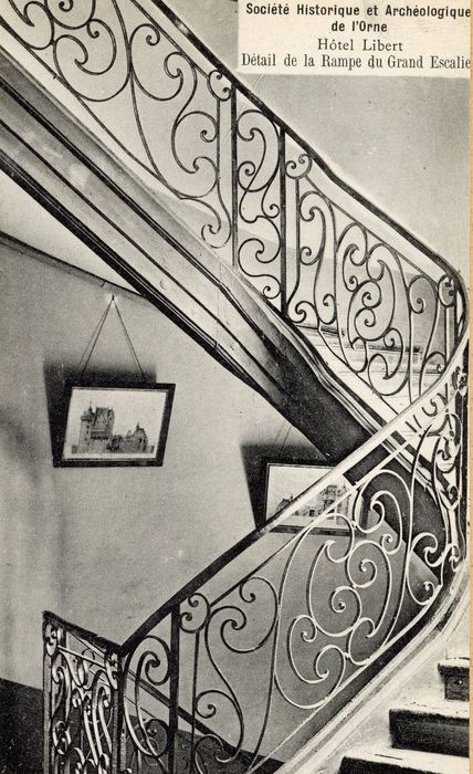 escalier, vue partielle