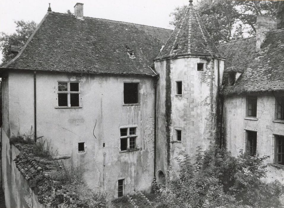 logis abbatial, aile ouest, façade est