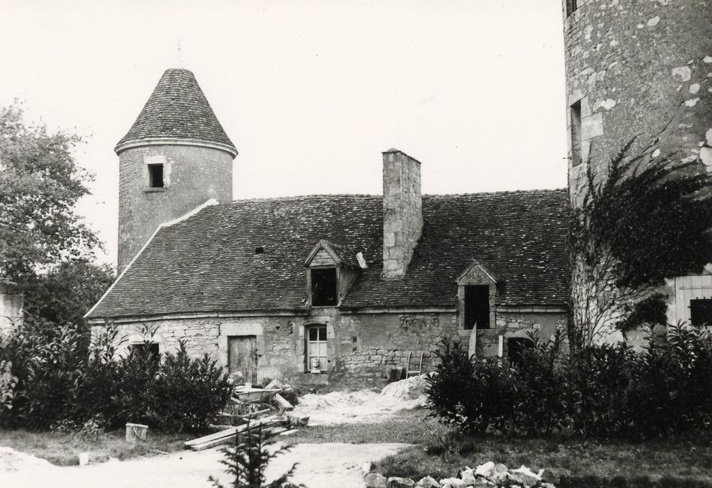 aile latérale nord, façade sud-ouest