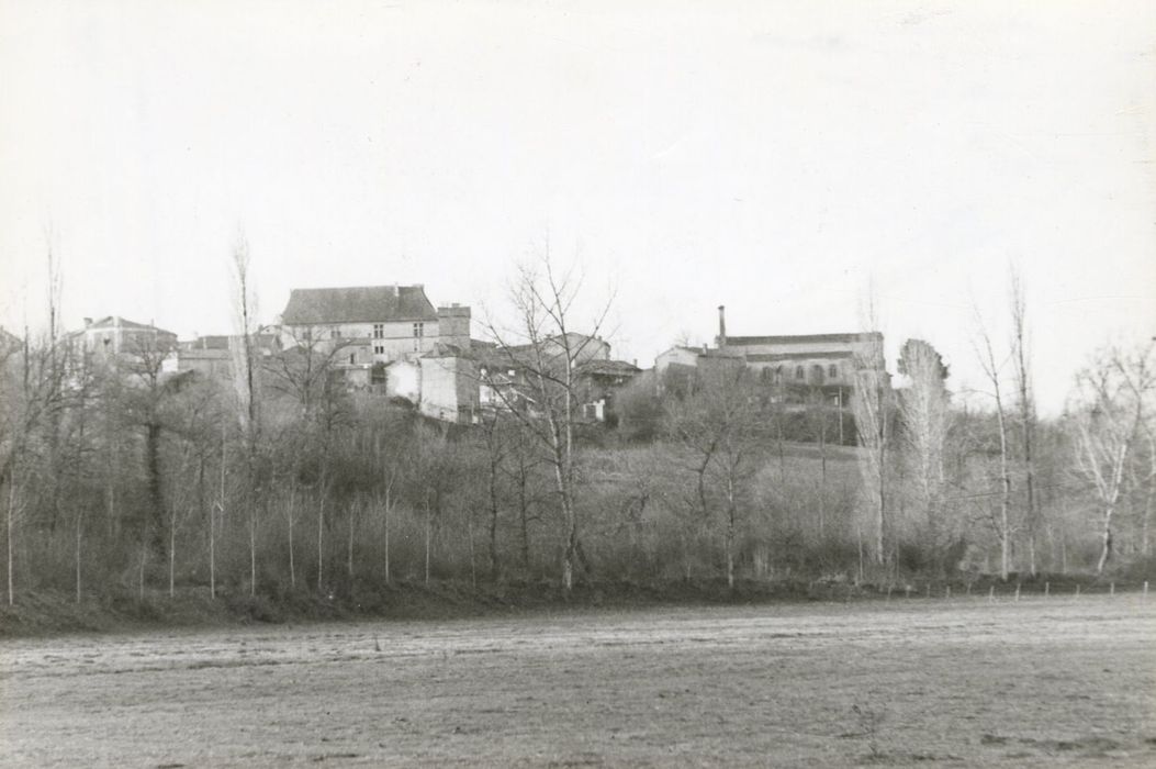 vue générale du château dans son environnement depuis l’Est