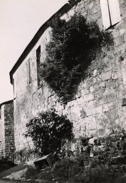 façade ouest, vue partielle