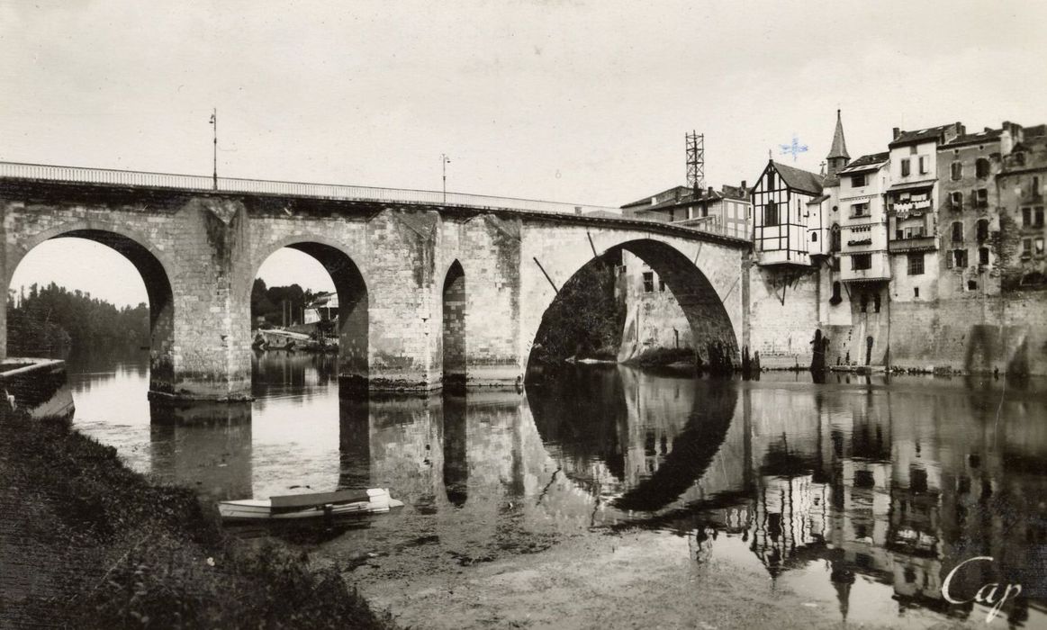 vue partielle du pont depuis l’aval