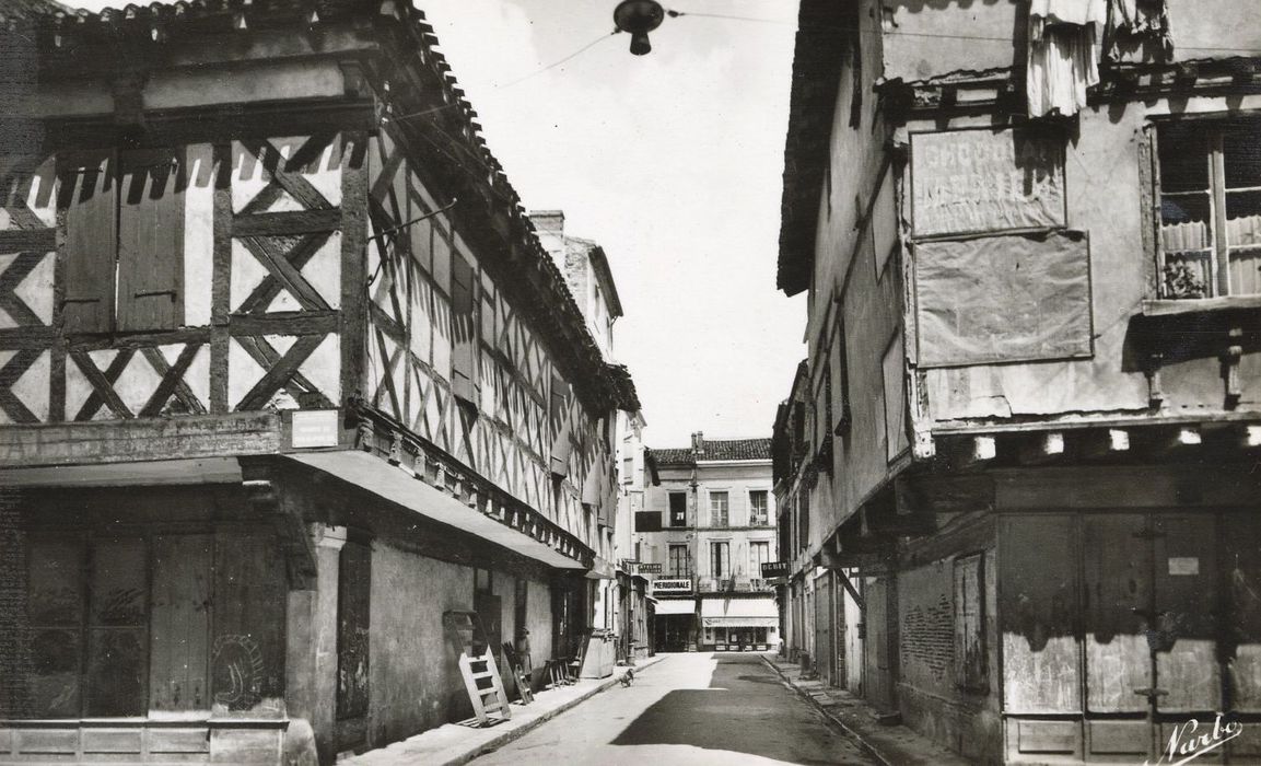 façades sur rues (maison de gauche)