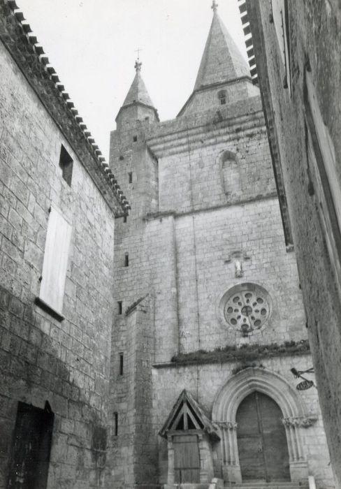 façade ouest, vue partielle